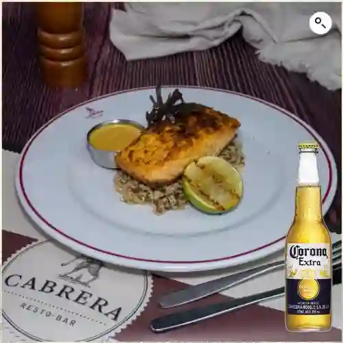 Combo Salmon Bengali + Cerveza Corona Bot. 355ml