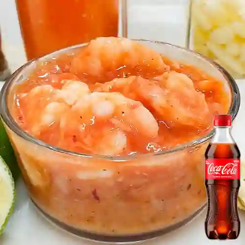 Combo Cóctel de Camarón Pequeño +Cocacola Orig 400ml