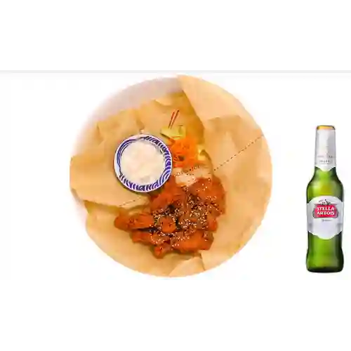 Combo Korean Fried Chicken + Stella Artois 330ml