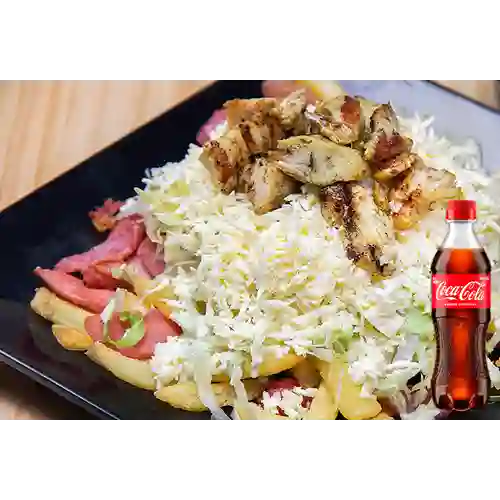 Combo Salchipapa Bimbi + Coca Cola Original 400 ml