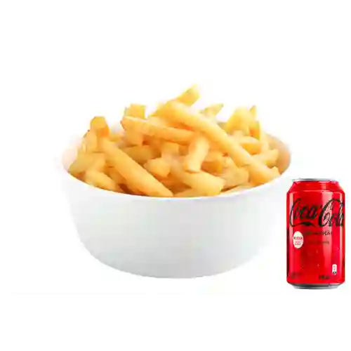 Combo Papas a la Francesa + Coca Cola Sin Azúcar 330ML