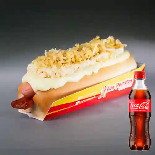 Combo Perro Queso&Tocineta +Cocacola Orig 400ml