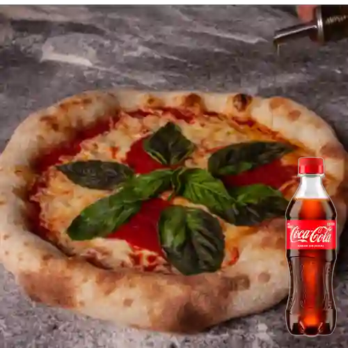 Combo Pizza Margherita + Coca Cola Original 400 ml