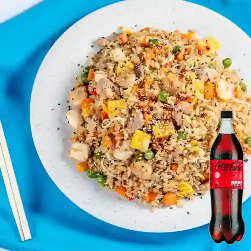 Combo Wok Teriyaki Familiar +Cocacola S/az 1.5L