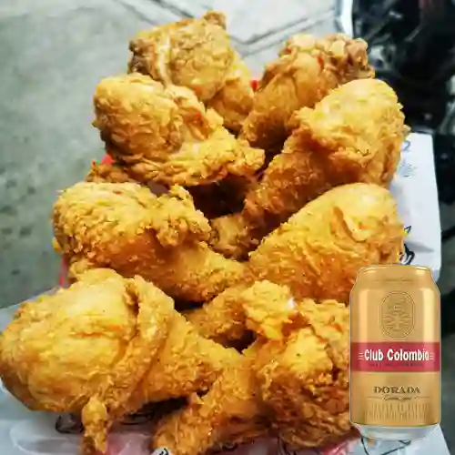 Combo 1 Pollo Apanado + Club col. Dorada Lta 330ml
