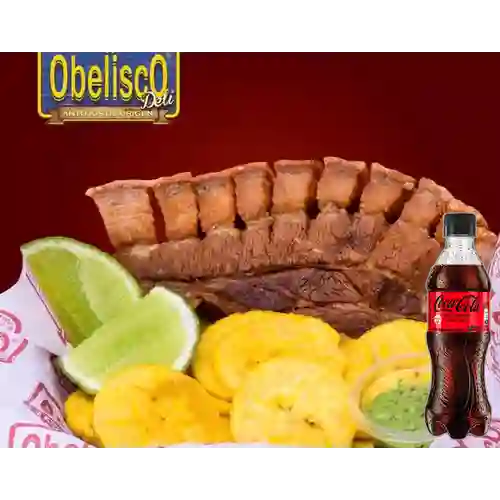 Combo Chicharrón + Coca Cola Sin Azúcar 400 ml