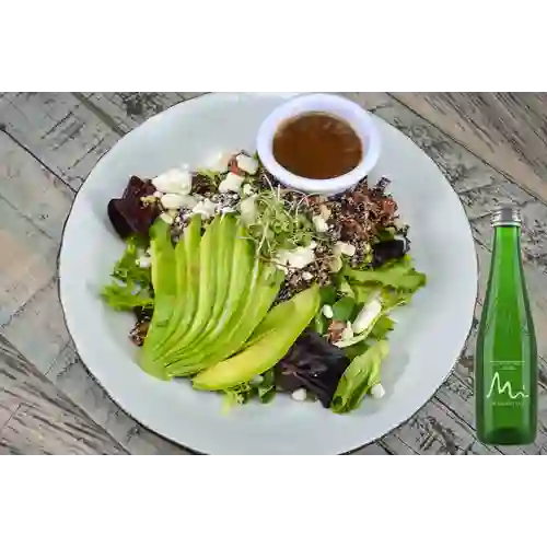 Ensalada Quínoa Negra +Agua C/Gas Manantial 300ml
