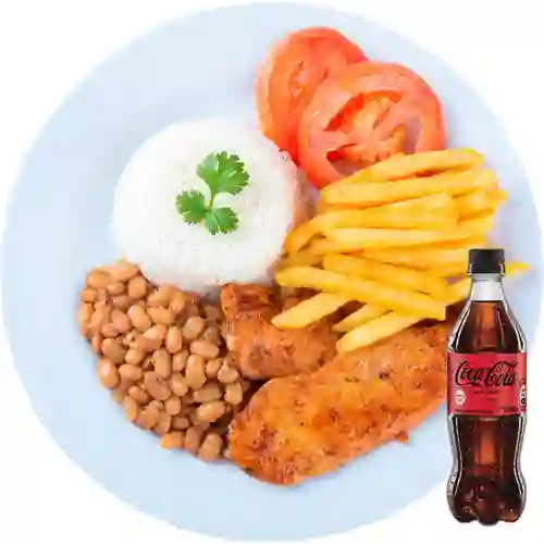 Combo Menu Del Dia + Coca Cola Sin Azúcar 600ML