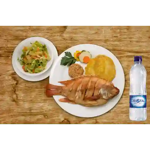 Combo Tilapia + Cristal Sin Gas 500 ml