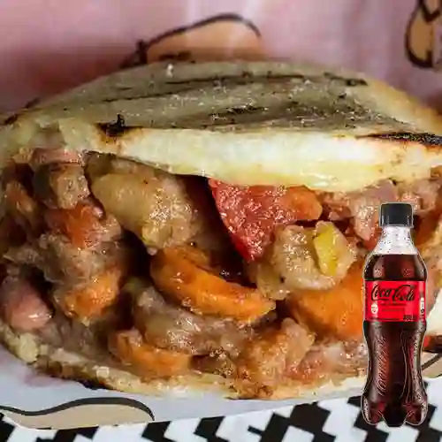 Combo Arepaisa + Coca Cola Sin Azúcar 400 ml