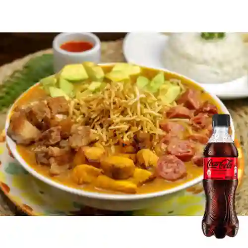Combo Cazuela de Frijol + Coca-Cola Sin Azúcar 400 ml