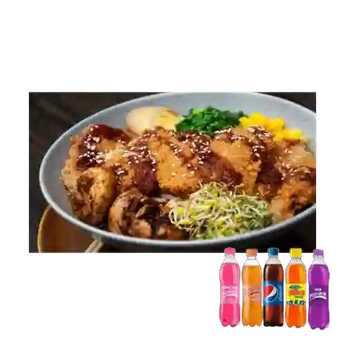Combo Ramen Pollo Crispy + Gaseosa 400ml