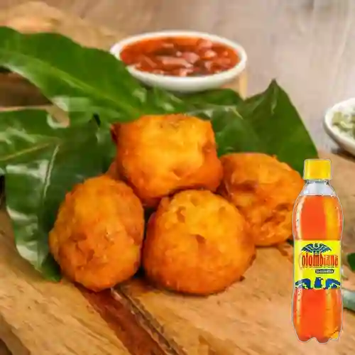 Combo 3 Papas Rellenas + Colombiana 400 ml