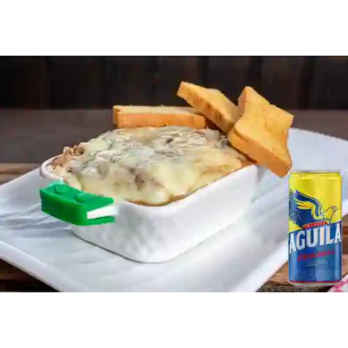 Combo Lasaña Mixta + Aguila 269 ml