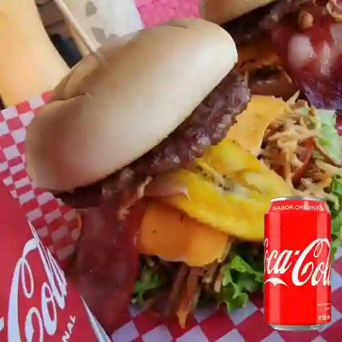 Combo Hamburguesa Costeña + Coca Cola 355 ml
