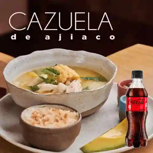 Combo Cazuela de Ajiaco + Coca-cola Sin Azúcar