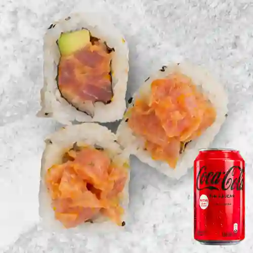 Combo Sushi Atún Picante + Coca Cola Sin Azúcar 330ML