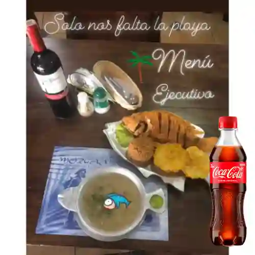 Combo Ejecutivo Mojarra Roja +Cocacola Orig 400ml