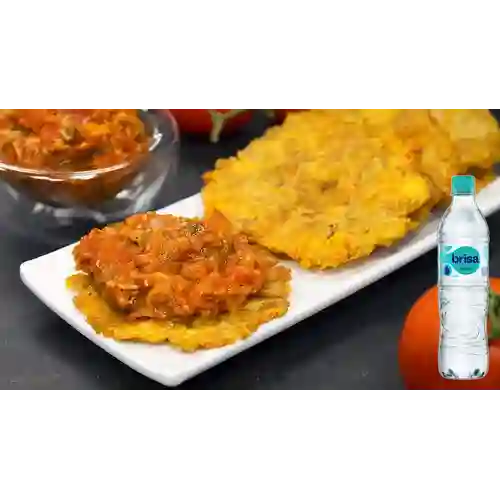 Combo Patacón Ahogao + Brisa Sin Gas 600ML
