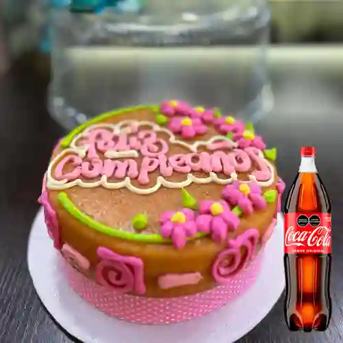 Combo Torta de 1/2 Libra + Coca Cola Original 1,5 l