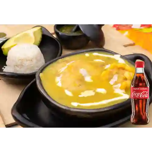Combo Ajiaco + Gaseosa 400 ml