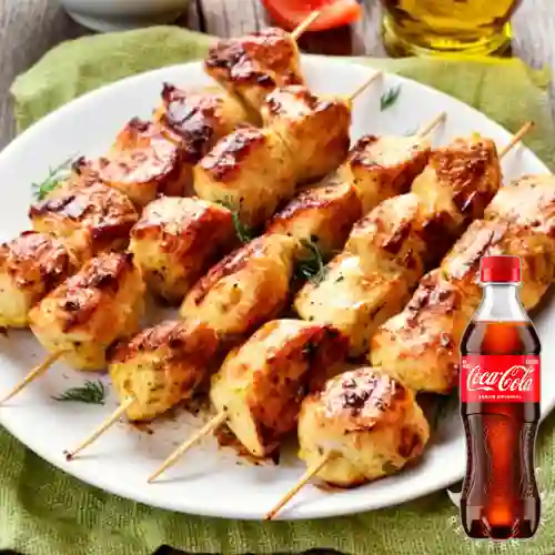 Combo Chuzo de Pollo + Coca Cola Original 400 ml