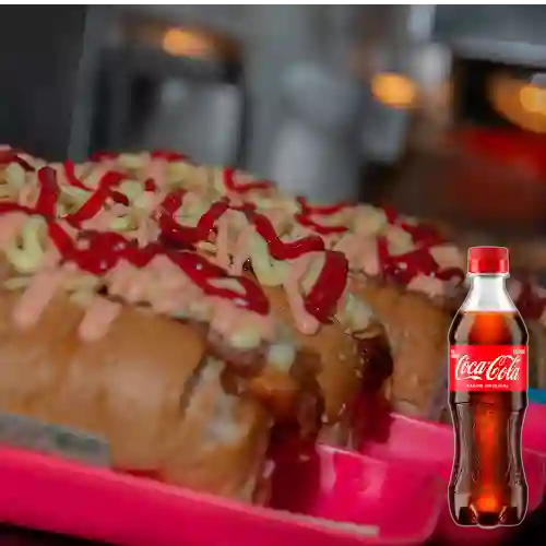 Combo Perro Ranchero + Coca Cola Original 400 ml