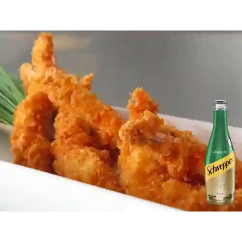 Combo Ebi Fried + Schweppes Ginger Ale 300ML