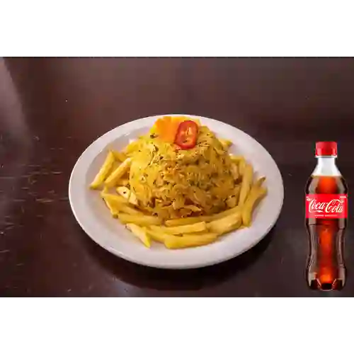 Combo Arroz con Pollo + Coca Cola Original 400 ml