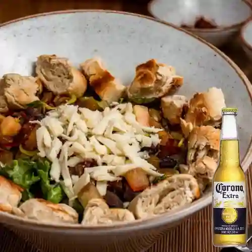 Combo Ensalada Mediterránea + Corona Bot. 355ml