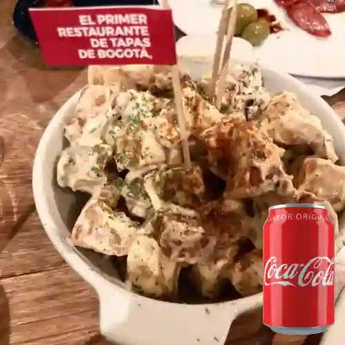 Combo Patatas Bravas + Coca-Cola Sabor Original 330 ml