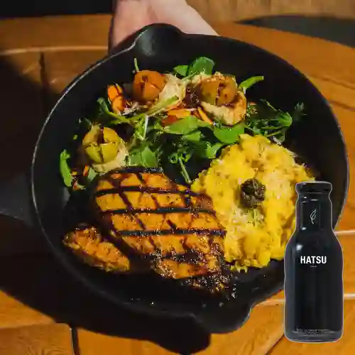 Combo Pollo Jerk + Hatsu Negro 400 ml