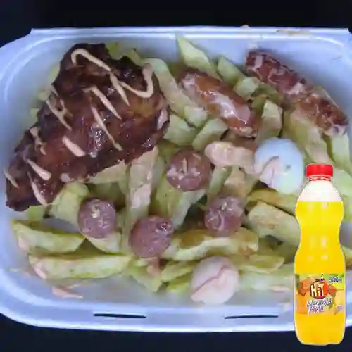 Combo Yumbo Pollo + Hit Naranja Piña 500 ml