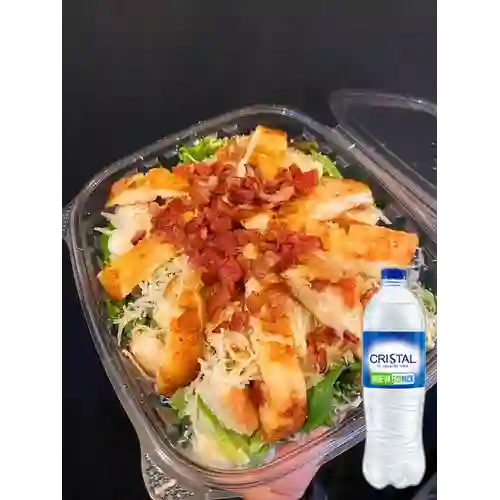Combo Ensalada Cesar c/ Pollo +Cristal S/gas 600ml