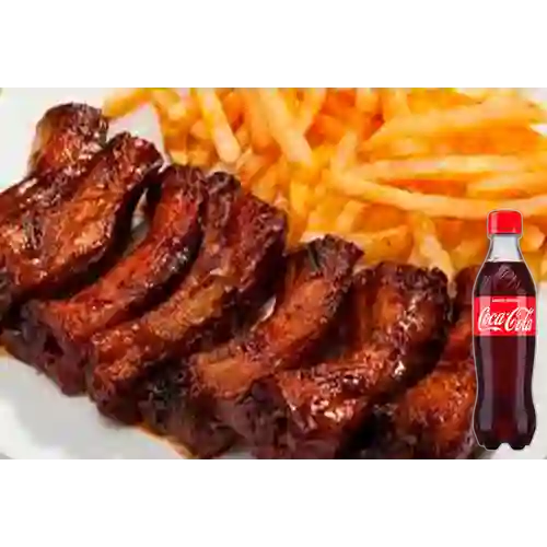 Combo Costillas King + Coca-Cola Sabor Original 400 ml