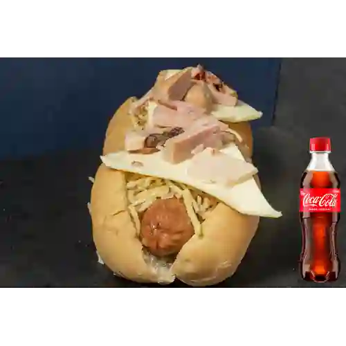 Combo Perro Especial + Coca-Cola Sabor Original 400 ml