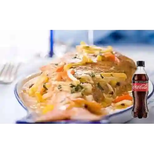Mojarra Roja en Salsa de Coco +CocaCola Org S/Az 400ml