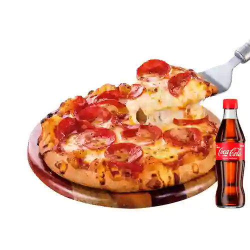 Combo Pizza Pepperoni + Coca Cola Original 300ML