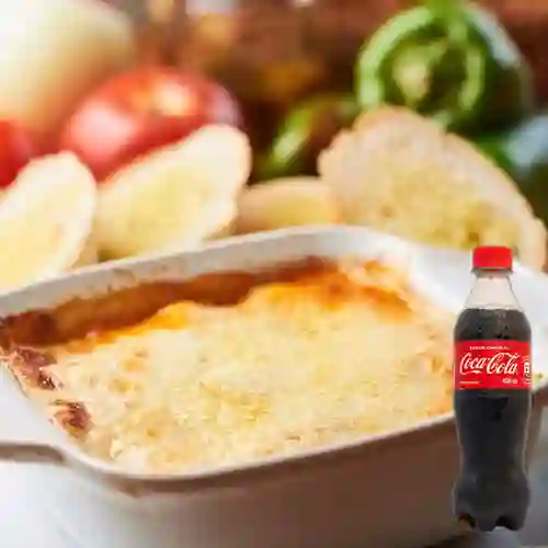 Combo Lasagna Mixta + Coca-Cola