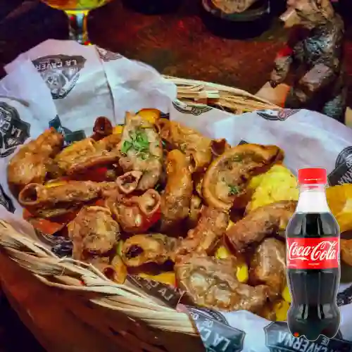 Chinchulines c/ Papa Criolla +Cocacola Org 250ml