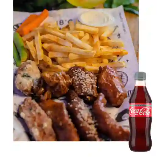 Combo Mix X8 +Chicken Pops +Cocacola Light 250ml