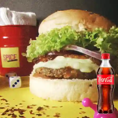 Combo Hamburguesa Americana +Cocacola Orig 400ml
