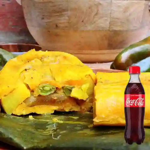 Combo Tamal de Cerdo + Coca-Cola