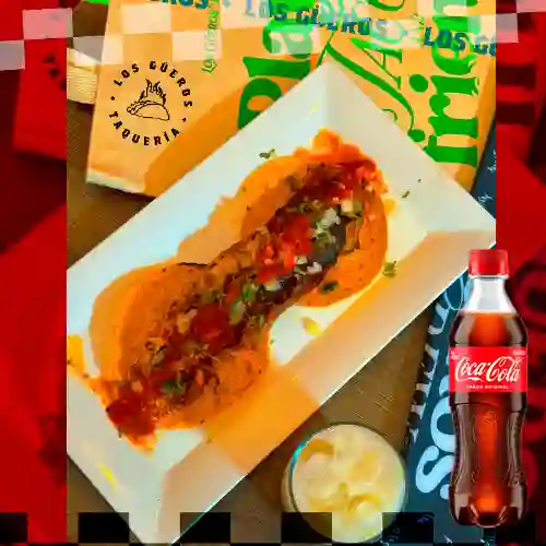 Combo Costra de Queso + Coca Cola Original 400 ml