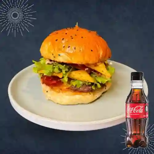Combo Chimpancé Burger + Coca Cola Original 250ML