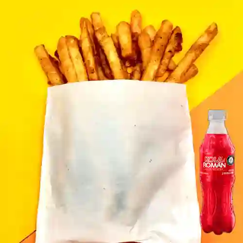 Combo Perrys Fries + Kola Román Original 400ML