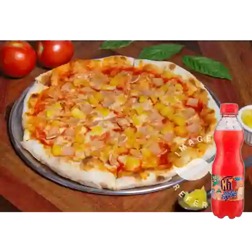 Combo Pizza Hawaiana + Hit Tropical 500 ml