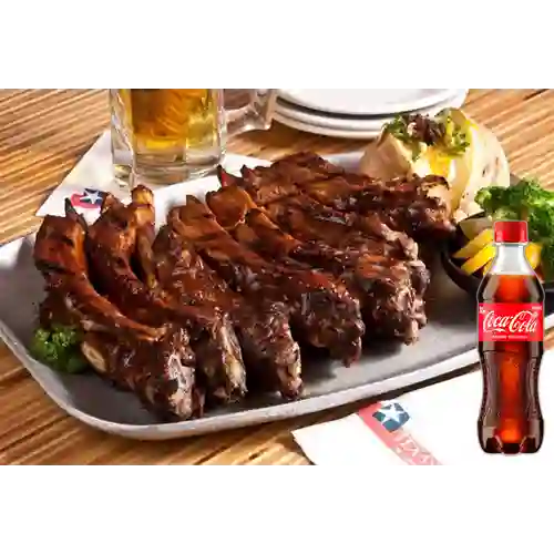 Combo Costillas BBQ Df + Coca Cola Original 400 ml