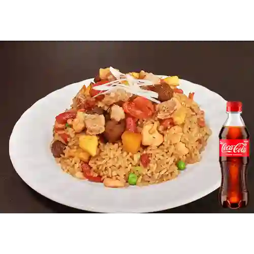 Combo Arroz Paisa + Coca-Cola Sabor Original 400ml