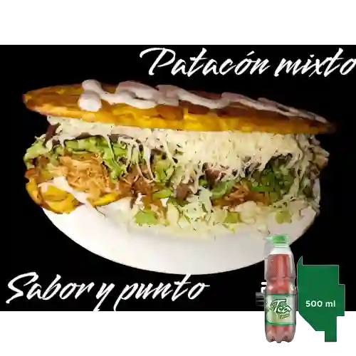 Combo Patacón Mixto + Mr Tea Limón 500 ml